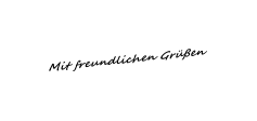 Mit freundlichen Gr��en